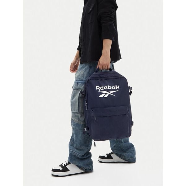 Plecak podróżny Reebok. Niebieskie plecaki męskie Reebok, bez wzorów. Za 219.99 zł.