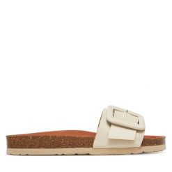 Klapki Dr. Brinkmann. Brązowe klapki damskie Dr. Brinkmann, bez wzorów, bez obcasa, bez zapięcia. Za 249.99 zł.