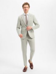Finshley & Harding London Garnitur - Brixdon/Hoxdon Mężczyźni Slim Fit Sztuczne włókno szary, 56. Szare garnitury męskie Finshley & Harding London, m, bez wzorów, z włókna, eleganckie. Za 549.95 zł.
