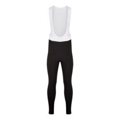 Damskie długie spodnie kolarskie z szelkami Essential – Czarne. Czarne spodnie sportowe damskie KEADA SPORTS, bez wzorów, sportowe, długie, rowerowe. Za 332.00 zł.