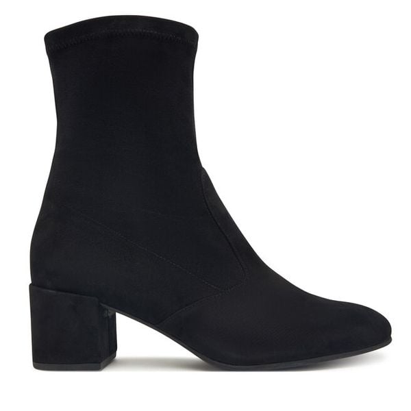 Botki HÖGL. Czarne botki damskie HÖGL, bez wzorów, bez obcasa, na słupku, bez zapięcia. Za 579.99 zł.