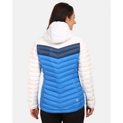 Damska kurtka puchowa Kilpi PYRAMIDEN-W. Niebieskie kurtki sportowe damskie Kilpi, bez wzorów, z nylonu, bez ramiączek, bez kaptura, trekkingowe. Za 1,145.01 zł.