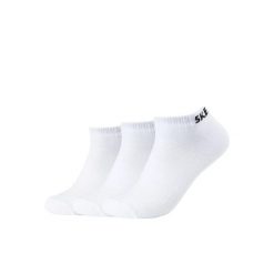 Skarpetki sportowe dla dorosłych 3PPK Mesh Ventilation Socks. Białe skarpetki damskie Skechers, bez wzorów, z meshu. Za 25.99 zł.