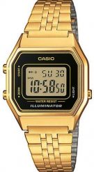 Zegarek Casio Zegarek damski Retro złoty (LA680WEGA-1ER). Żółte zegarki damskie Casio, złote. Za 199.99 zł.