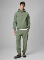 4F Spodnie dresowe cargo męskie - khaki S. Brązowe spodnie sportowe męskie 4F, m, bez wzorów, z dresówki. Za 229.99 zł.