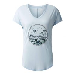 Koszulka Damska Serene Wave. Niebieskie bluzki damskie Dare 2B, xl, bez wzorów, sportowe, bez kołnierzyka, bez ramiączek. Za 45.99 zł.