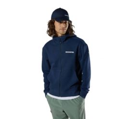 Zipperowany hoodie Rossignol Logo Fzh. Niebieskie bluzy męskie Rossignol, m, bez wzorów, bez ramiączek, z kapturem. Za 529.00 zł.
