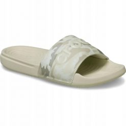 Klapki Dla Dorosłych Crocs All Day Camouflage Slide. Brązowe klapki męskie Crocs, bez wzorów, z materiału, bez zapięcia. Za 169.99 zł.