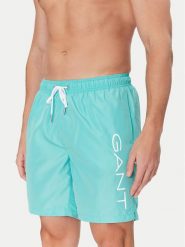 Gant Szorty kąpielowe 920006300 Niebieski Regular Fit. Niebieskie kąpielówki męskie GANT, m, bez wzorów, z syntetyku. Za 179.99 zł.