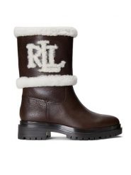 Lauren Ralph Lauren Botki Carter 802915439002 Brązowy. Brązowe botki damskie Lauren Ralph Lauren, bez wzorów, ze skóry, bez obcasa, na płaskiej podeszwie, bez zapięcia. Za 1,789.00 zł.