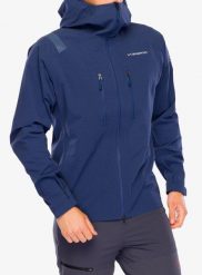 Kurtka z membraną La Sportiva Helixir Shell Jacket. Niebieskie kurtki męskie La Sportiva, l, bez wzorów, z materiału, bez kaptura. Za 1,341.99 zł.