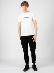 Les Hommes T-shirt | LF224302-0700-1009 | Grafic Print | Mężczyzna | Biały. Białe t-shirty męskie Les Hommes, m, bez wzorów, z bawełny, bez kołnierzyka, bez ramiączek. W wyprzedaży za 269.00 zł.