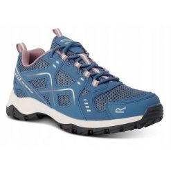 Buty trekkingowe damskie Vendeavour Regatta. Niebieskie obuwie trekkingowe damskie Regatta, z poliesteru, bez zapięcia. Za 176.00 zł.
