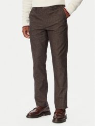 Tommy Hilfiger Chinosy Denton MW0MW44823 Brązowy ciemny Slim Fit. Brązowe eleganckie spodnie męskie Tommy Hilfiger, bez wzorów, z bawełny. Za 529.99 zł.