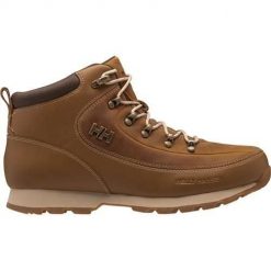 Buty trekkingowe męskie Helly Hansen The Forester. Brązowe trekkingi męskie Helly Hansen, z materiału, bez zapięcia. Za 729.99 zł.