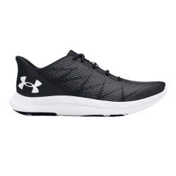 Buty Treningowe Dla Kobiet Charged Speed Swift. Czarne obuwie trekkingowe damskie Under Armour, bez zapięcia. Za 345.99 zł.