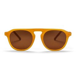 Okulary CHPO Hudson musztardowe 16134HA. Brązowe okulary przeciwsłoneczne damskie CHPO BRAND. Za 146.85 zł.