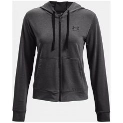 Under Armour Bluza UA Rival Terry FZ Hoodie 1369853 010. Bluzy damskie Under Armour, bez wzorów, bez ramiączek, bez kaptura. Za 95.42 zł.