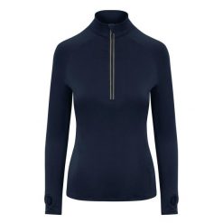 Bluza Damska CoolFlex Half Zip Top. Niebieskie bluzy damskie JUST COOL, s, bez wzorów, bez ramiączek, bez kaptura. Za 136.99 zł.