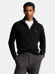 Polo Ralph Lauren Bluza Lsl 710671929001 Czarny Regular Fit. Czarne bluzy męskie Polo Ralph Lauren, m, bez wzorów, z bawełny, bez ramiączek, bez kaptura. Za 679.99 zł.