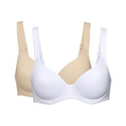 Cellbes Biustonosz Sara 2 Pack beżowy biały female beżowy/biały 70A. Białe bielizna sportowa damska Cellbes, bez wzorów. Za 159.00 zł.