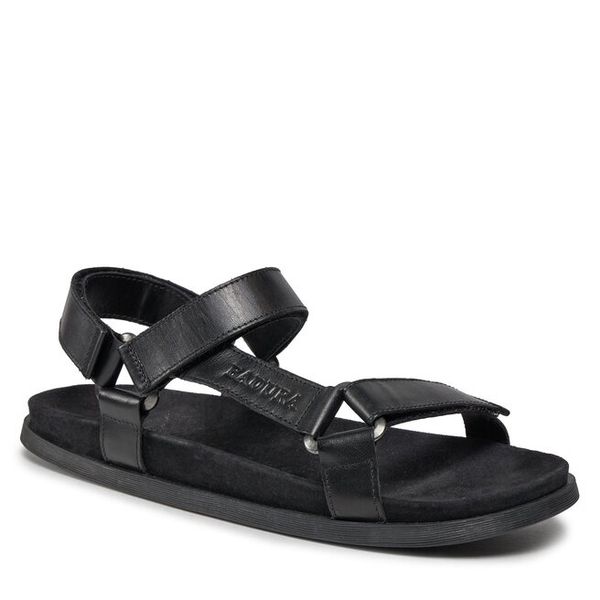 Sandały Badura. Czarne sandały męskie Badura, bez wzorów, bez zapięcia. Za 229.99 zł.