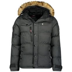 Parka Canadian Peak Bukkateak 001. Szare parki męskie Canadian Peak, na zimę, m, bez wzorów, bez kołnierzyka, bez kaptura. W wyprzedaży za 336.50 zł.