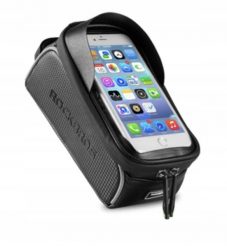 Sakwa, uchwyt rowerowy na telefon torba na ramę Rockbros 017-3BK. Czarne torby na ramię męskie ROCKBROS, z materiału, na ramię. Za 69.00 zł.