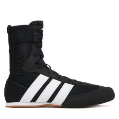 Buty bokserskie adidas. Czarne buty sportowe męskie Adidas, bez wzorów, bez zapięcia. Za 299.99 zł.