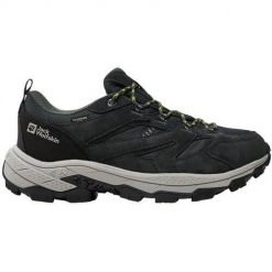Jack Wolfskin Trekkingowe Męskie Vojo Tour Texapore Low M. Szare buty zimowe męskie Jack Wolfskin, bez wzorów, z materiału, bez obcasa, bez zapięcia. Za 541.00 zł.
