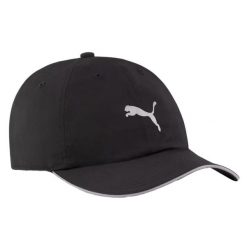 Czapka Z Daszkiem Z Logo Running III. Czarne czapki damskie Puma, bez wzorów. Za 107.99 zł.