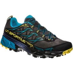 Buty trekkingowe męskie La Sportiva La Akyra. Czarne trekkingi męskie La Sportiva, z materiału, bez zapięcia. Za 881.00 zł.