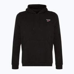 Bluza Reebok Identity Small Logo Fleece. Czarne bluzy męskie REEBOK FITNESS, m, bez wzorów, casualowe, bez ramiączek, bez kaptura. Za 189.99 zł.