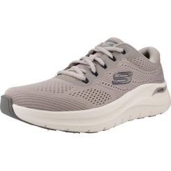Tenisówki Skechers Model Arch Fit 2.0 Kolor Beżowy. Brązowe trampki męskie Skechers, bez wzorów, z tkaniny, casualowe, bez zapięcia. Za 389.99 zł.
