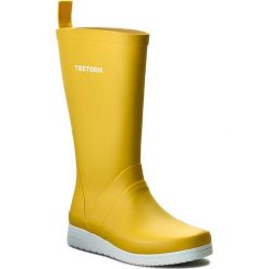 Kalosze TRETORN - Viken II 473239 Yellow 78. Żółte kalosze damskie Tretorn, bez wzorów, z kauczuku, bez zapięcia. W wyprzedaży za 189.00 zł.