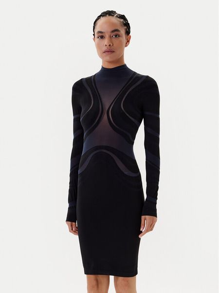 Wolford Sukienka koktajlowa Venus 57178 Granatowy Slim Fit. Niebieskie sukienki damskie Wolford, xs, bez wzorów, z syntetyku, wizytowe, bez kołnierzyka, bez ramiączek. Za 1,079.00 zł.
