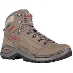 Buty trekkingowe męskie Lowa Renegade Evo Mid Gtx. Szare trekkingi męskie Lowa, z gumy, bez zapięcia. Za 1,144.00 zł.
