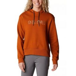 Bluza turystyczna damska Columbia Lodge Hoodie z kapturem. Żółte bluzy damskie Columbia, xs, bez wzorów, sportowe, bez ramiączek, z kapturem. W wyprzedaży za 299.00 zł.