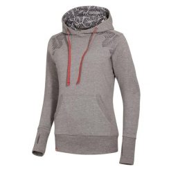 Bluza z kapturem damska Ocun Hoodie. Szare bluzy damskie Ocun, s, bez wzorów, sportowe, bez ramiączek, z kapturem. Za 303.99 zł.