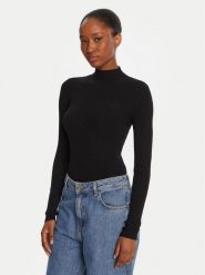 HUGO Sweter Sarmie_B 50522578 Czarny Slim Fit. Czarne swetry nierozpinane damskie Hugo, l, bez wzorów, z syntetyku, bez kołnierzyka, bez ramiączek. Za 349.99 zł.