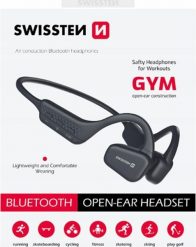 Słuchawki Swissten Bluetooth Earphones Gym Air Conduction. Słuchawki bezprzewodowe SWISSTEN. Za 128.41 zł.
