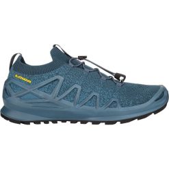 Buty trekkingowe męskie Lowa Fusion Low. Niebieskie trekkingi męskie Lowa, z materiału, bez zapięcia. Za 720.35 zł.