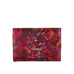 Czerwony portfel damski BajuBaj – nowoczesne wykonanie, funkcjonalność i styl PD1201cs170 RFID. Czerwone portfele damskie . Za 160.55 zł.