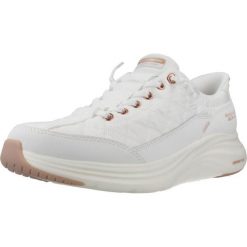 Buty SKECHERS CONTOUR FOAM GOLDEN HOUR Biały. Białe obuwie trekkingowe damskie Skechers, z syntetyku, bez zapięcia. Za 369.99 zł.