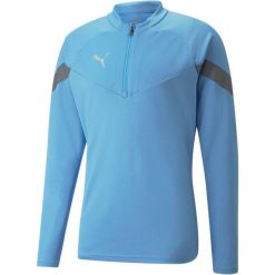 Bluza Puma Teamfinal Training 14 Zip, Mężczyźni. Niebieskie bluzy męskie Puma, m, bez wzorów, z poliesteru, bez ramiączek, bez kaptura. Za 290.00 zł.