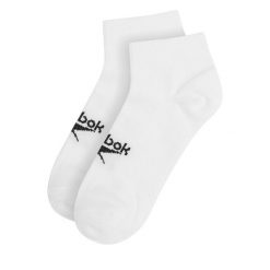 Skarpety krótkie Reebok. Białe skarpetki damskie Reebok, bez wzorów. Za 26.99 zł.