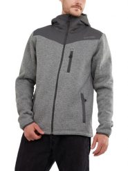 Sweter polarowy męski Fundango Ashford Insulated Fleece. Szare swetry męskie FUNDANGO, na zimę, m, bez wzorów, z materiału, bez kołnierzyka, bez ramiączek. Za 349.00 zł.