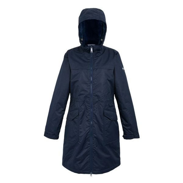 Kurtka Wodoodporna Damska Romine II. Niebieskie kurtki sportowe damskie Regatta, xl, bez wzorów, bez ramiączek, bez kaptura, trekkingowe. Za 343.99 zł.