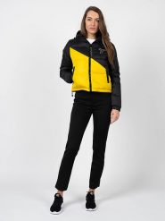 Richmond Sport Kurtka | UWA22085PI | Down Jacket | Kobieta | Czarny, Żółty. Czarne kurtki sportowe damskie John Richmond, bez wzorów, z poliamidu, bez ramiączek, bez kaptura. W wyprzedaży za 509.00 zł.