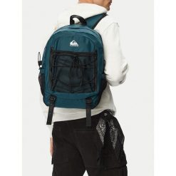 Plecak Quiksilver. Zielone plecaki męskie Quiksilver, bez wzorów, sportowe. Za 129.99 zł.